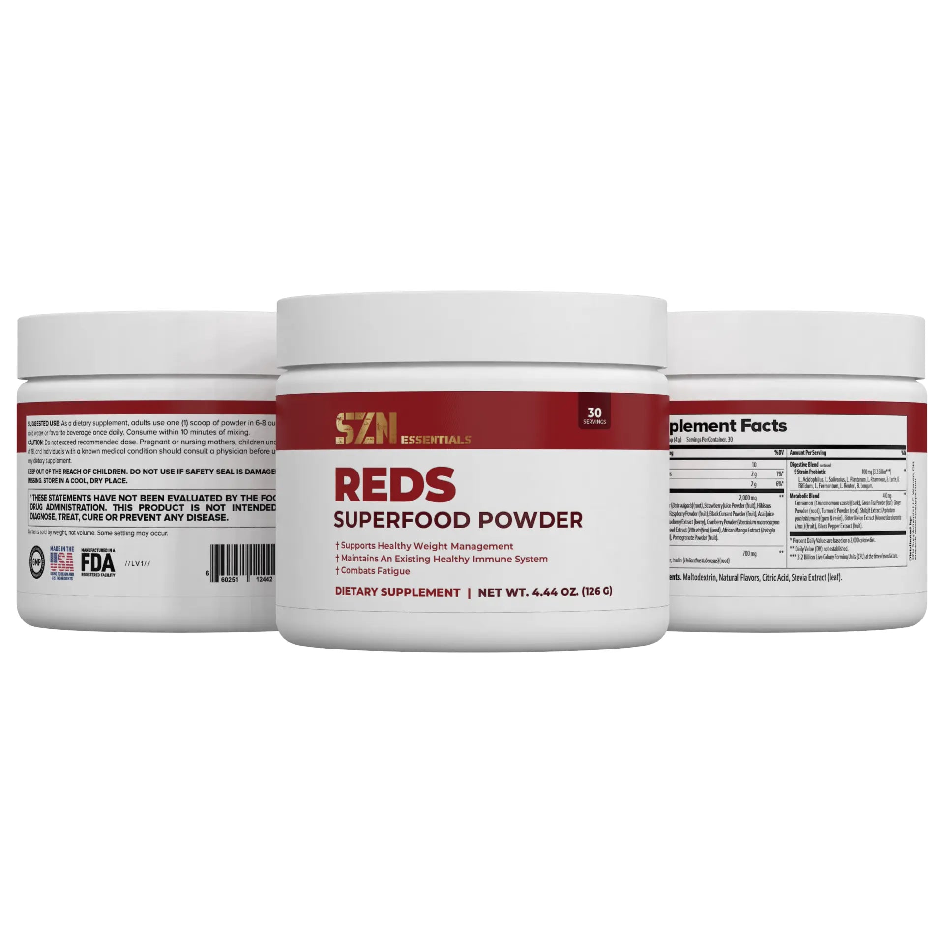 SZN Reds SZN Supplements